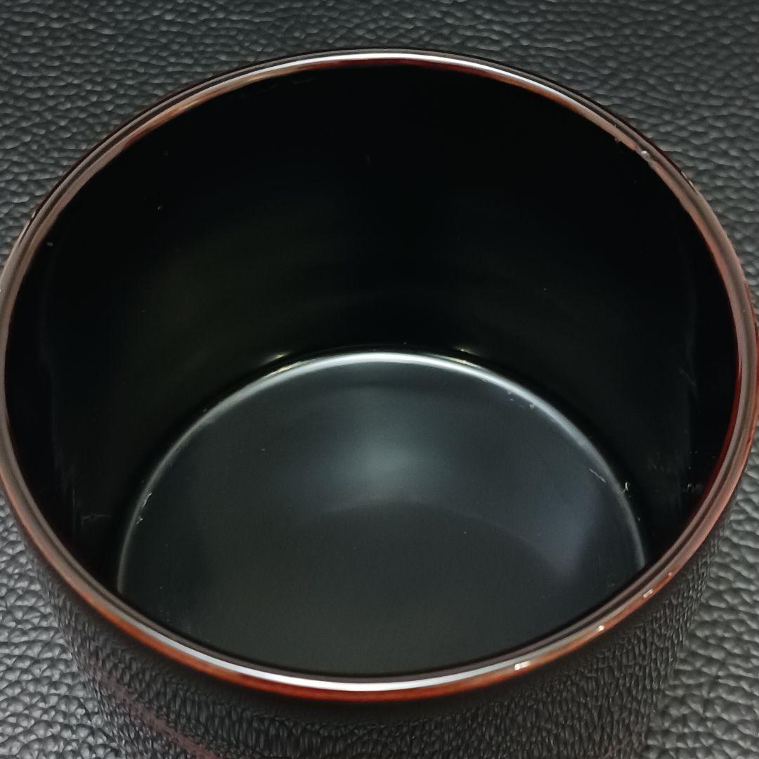 Y2975-14 茶道具 春彦作 漆塗 茶入 棗 共箱　 　う