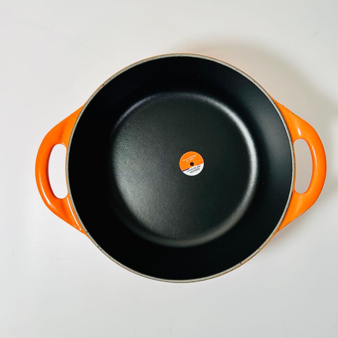 LE CREUSET ココットロンドBis 両手鍋 20cm 箱付き