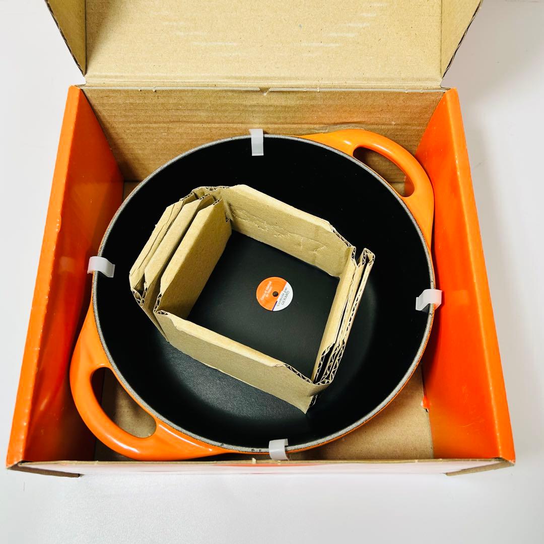 LE CREUSET ココットロンドBis 両手鍋 20cm 箱付き