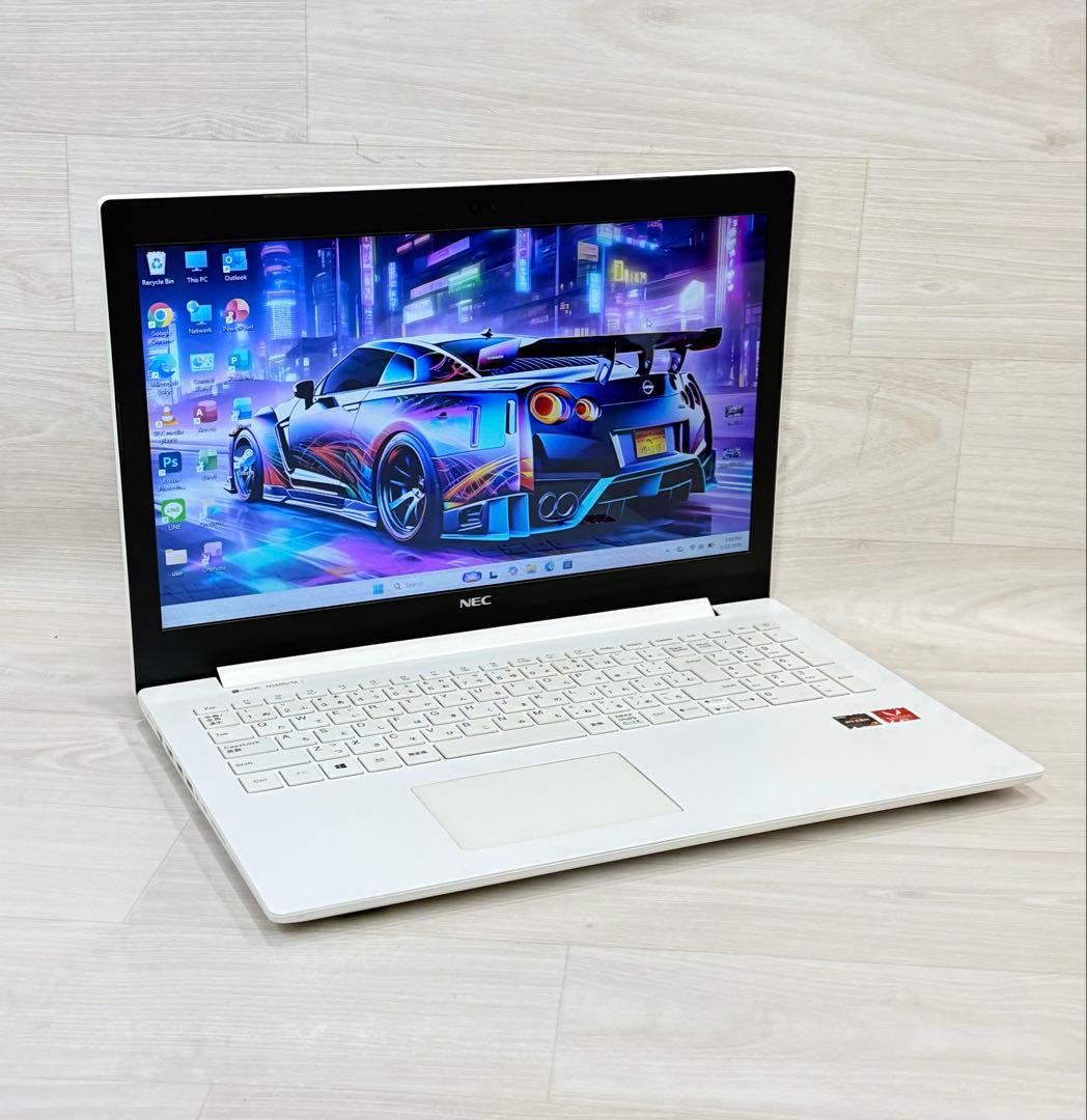 RYZEN7/NEC LAVIE 15.6インチ ホワイトノートPC/12GB