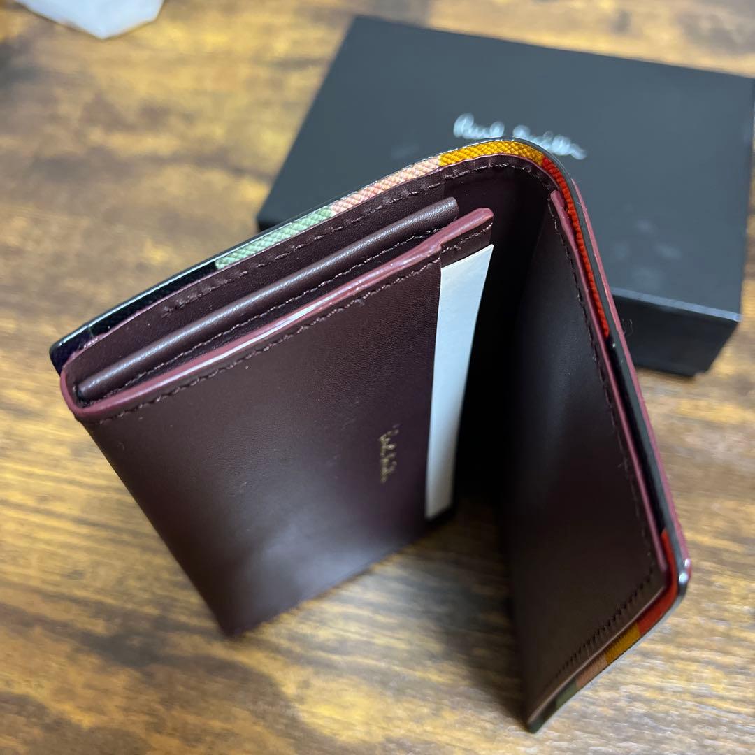 【新品未使用⠀】Paul Smith 名刺入れ ブラウン レザー 箱付き