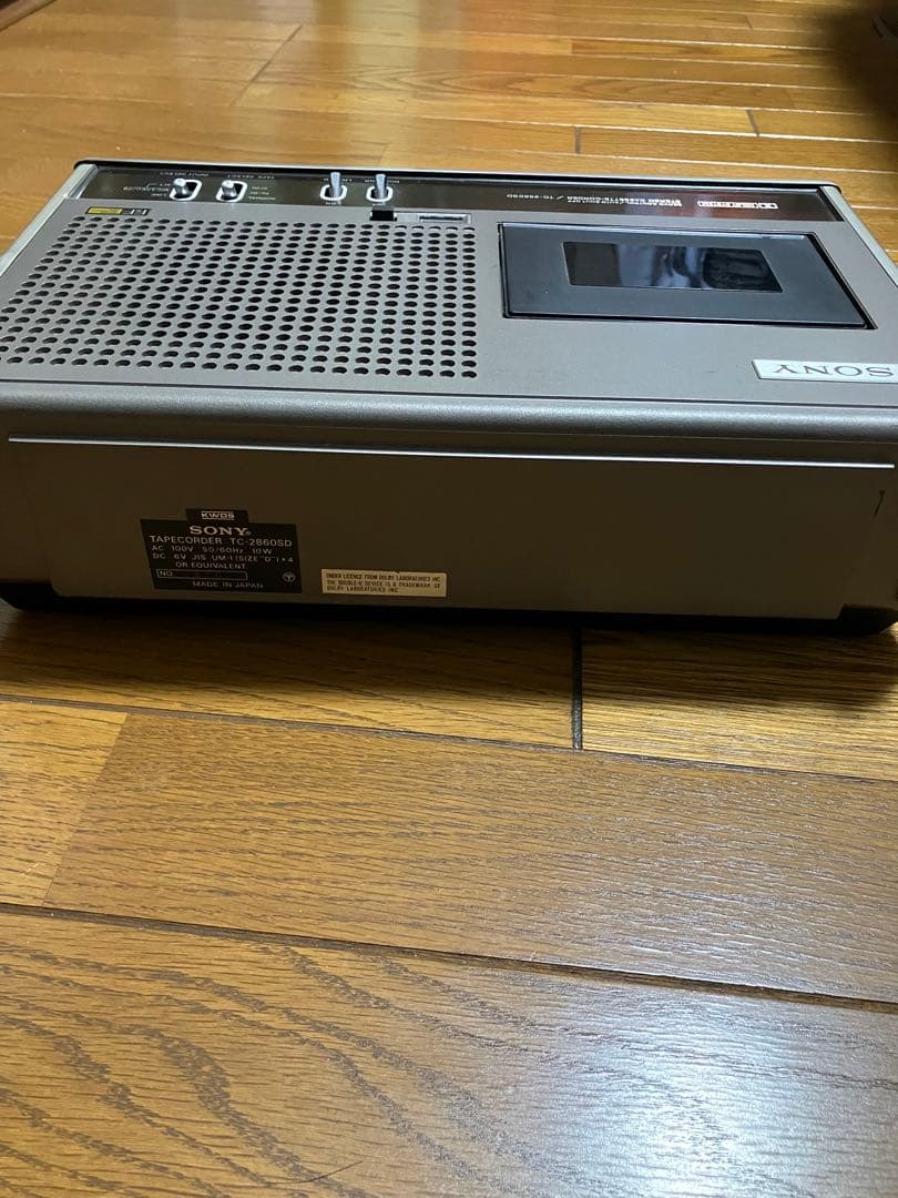 SONY TC-2860SDカセットデンスケ　動作難あり