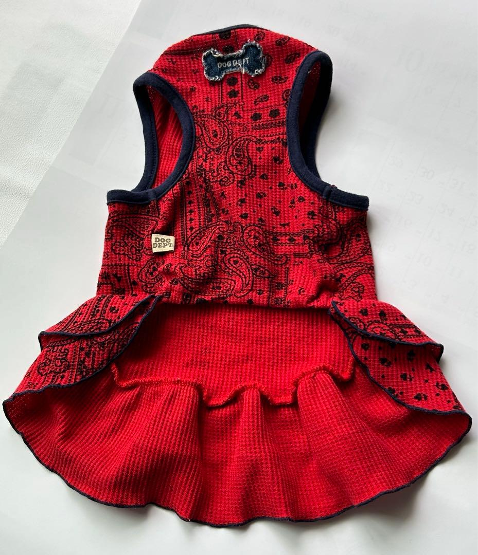 犬の服　ワンピース　DOG DEPT 中古　サイズS