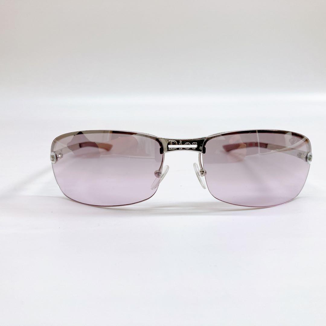 ✨美品✨Dior ディオール リムレス　サングラス　グラデーションピンク 星