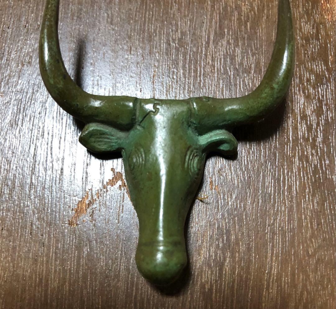 超入手困難 世界初【1970年開催スペイン美術展特別記念品　牡牛頭部ブロンズ像