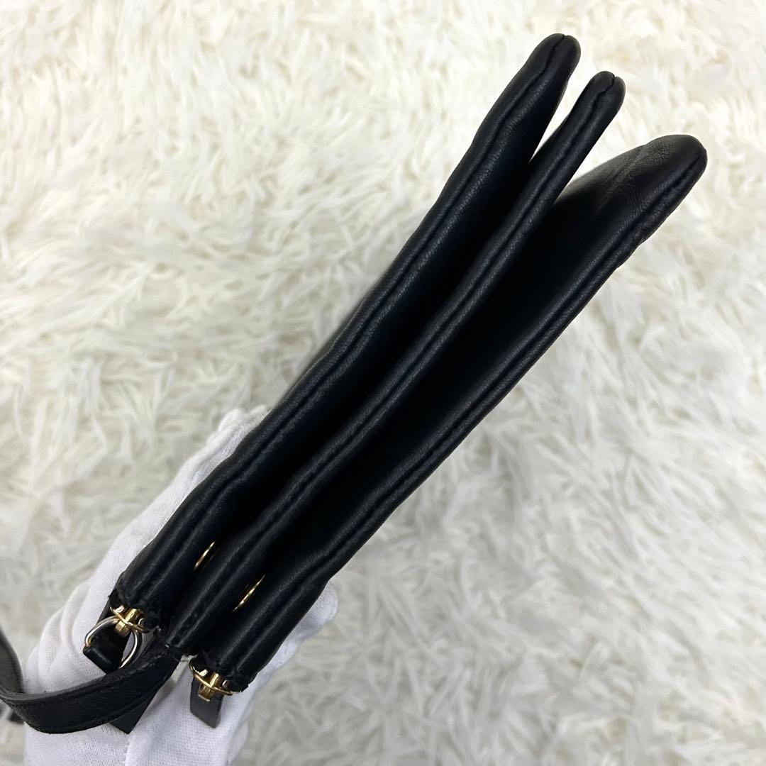 CELINE セリーヌ トリオ ショルダーバッグ ブラック フィービー スモール