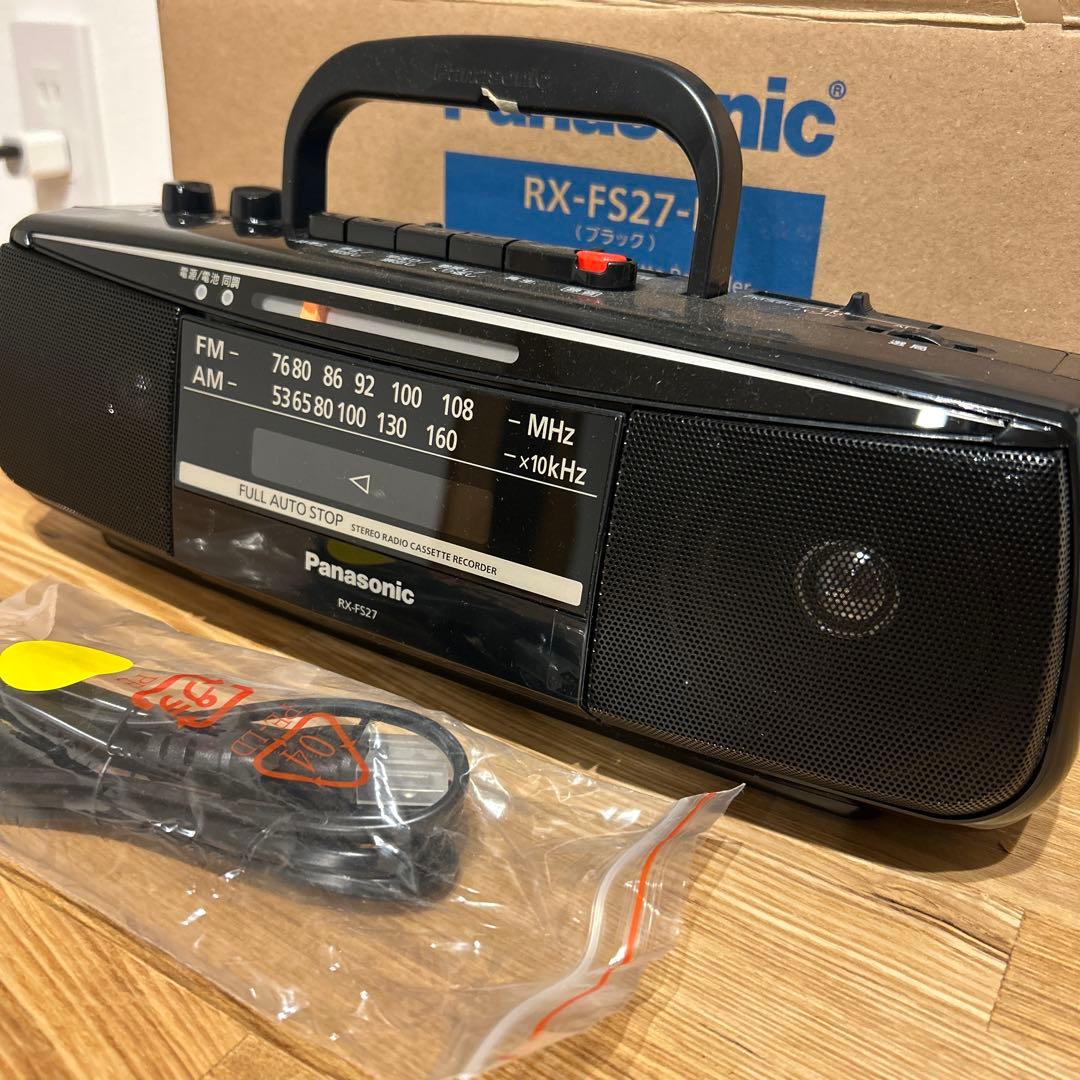 【Panasonic】ラジカセ　RX-FS27-K