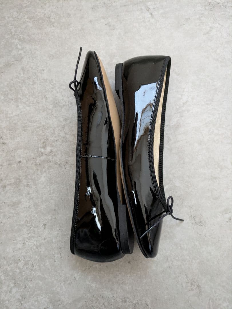 ユナイテッドアローズ　Odette e Odile ブラックバレーシューズ 24