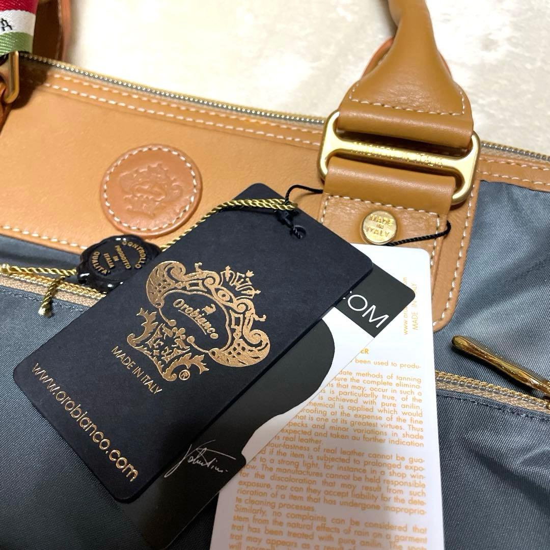 【未使用タグ付】orobianco ブリーフケース　ビジネスバッグ 2way