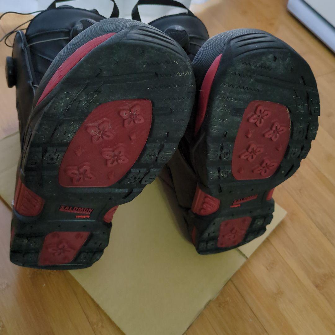 【値下げ】SALOMON　26.5センチ スノーボードブーツ　ダブルボア