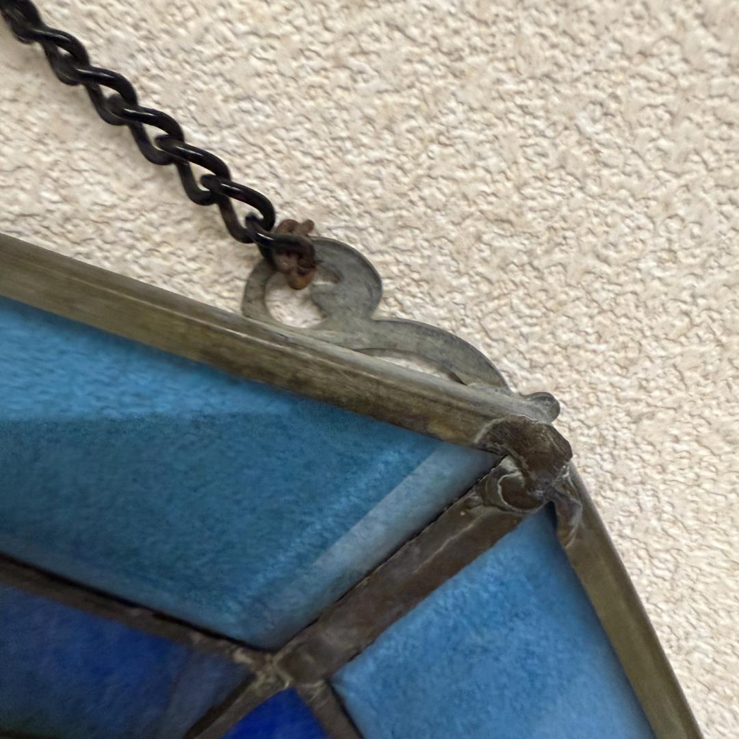 フォロー割【USED品 】欧州 アンテーク ステンドグラス　ハンドメイド