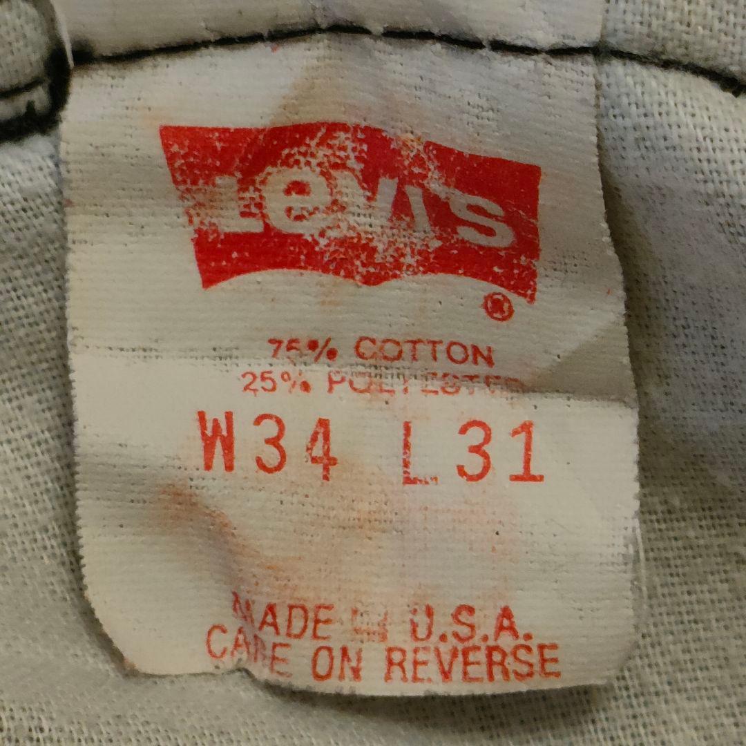 K*K様 USA製リーバイス519-1558ブラック W34 L31 美品