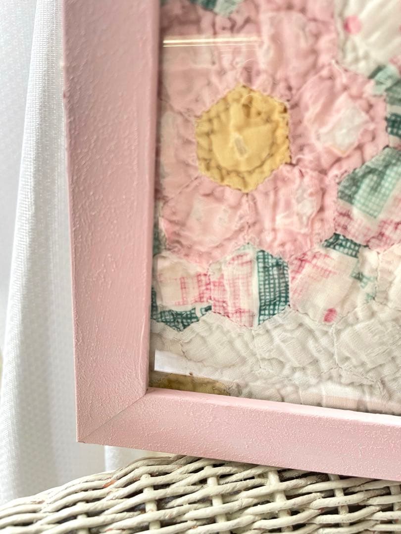 Miiさま専用になります♡アンティークキルトフレーム·͜· ♡