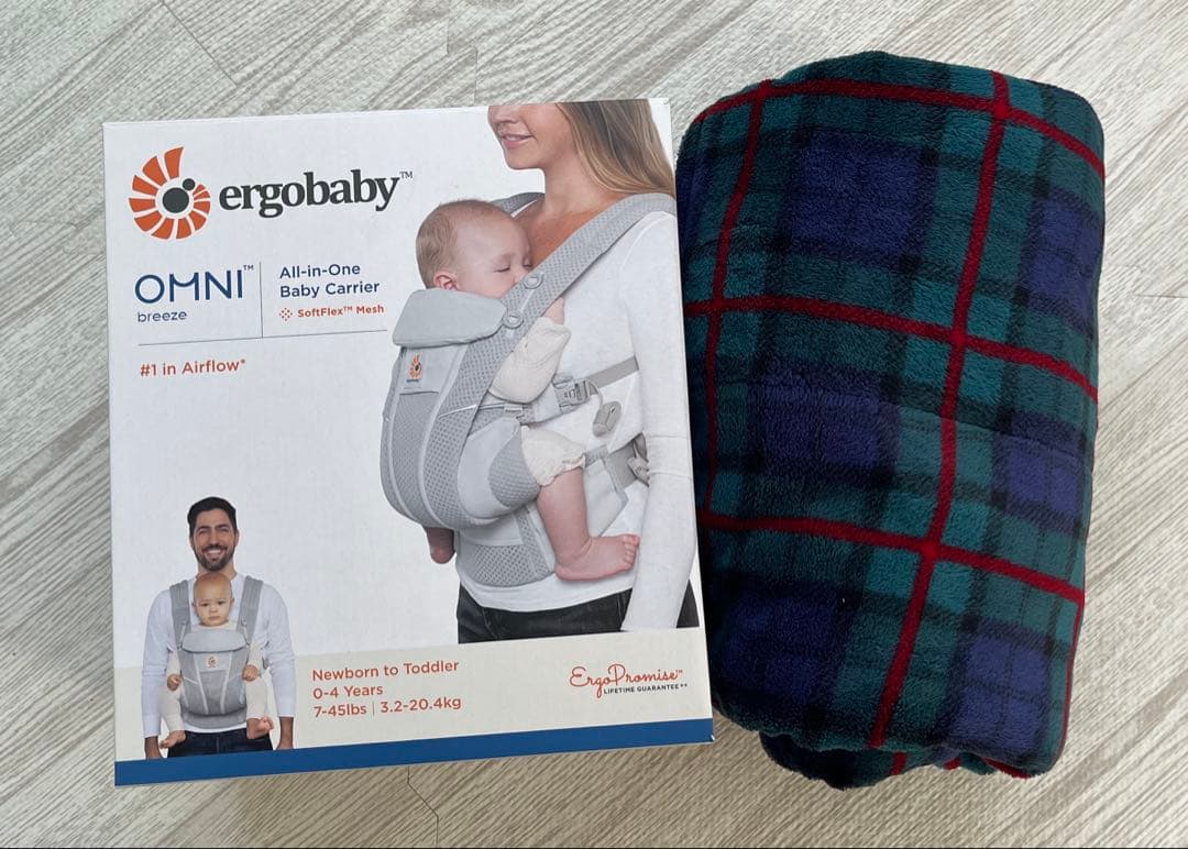 エルゴベビー オムニブリーズ　抱っこひも グレー