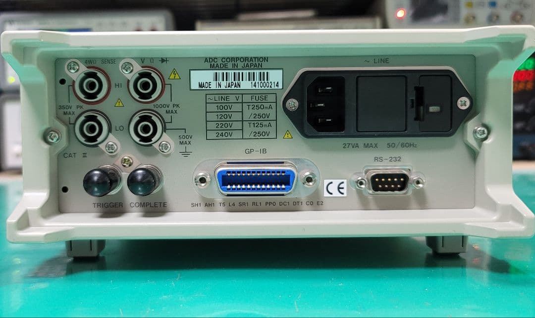 美品 ADVANTEST R6552 5.5桁 マルチメーター 動作良好