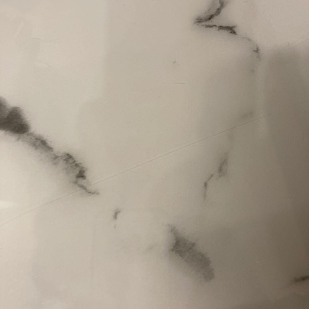 ニトリ　センターテーブルＣＴエスペルト120WH大理石風ガラステーブル