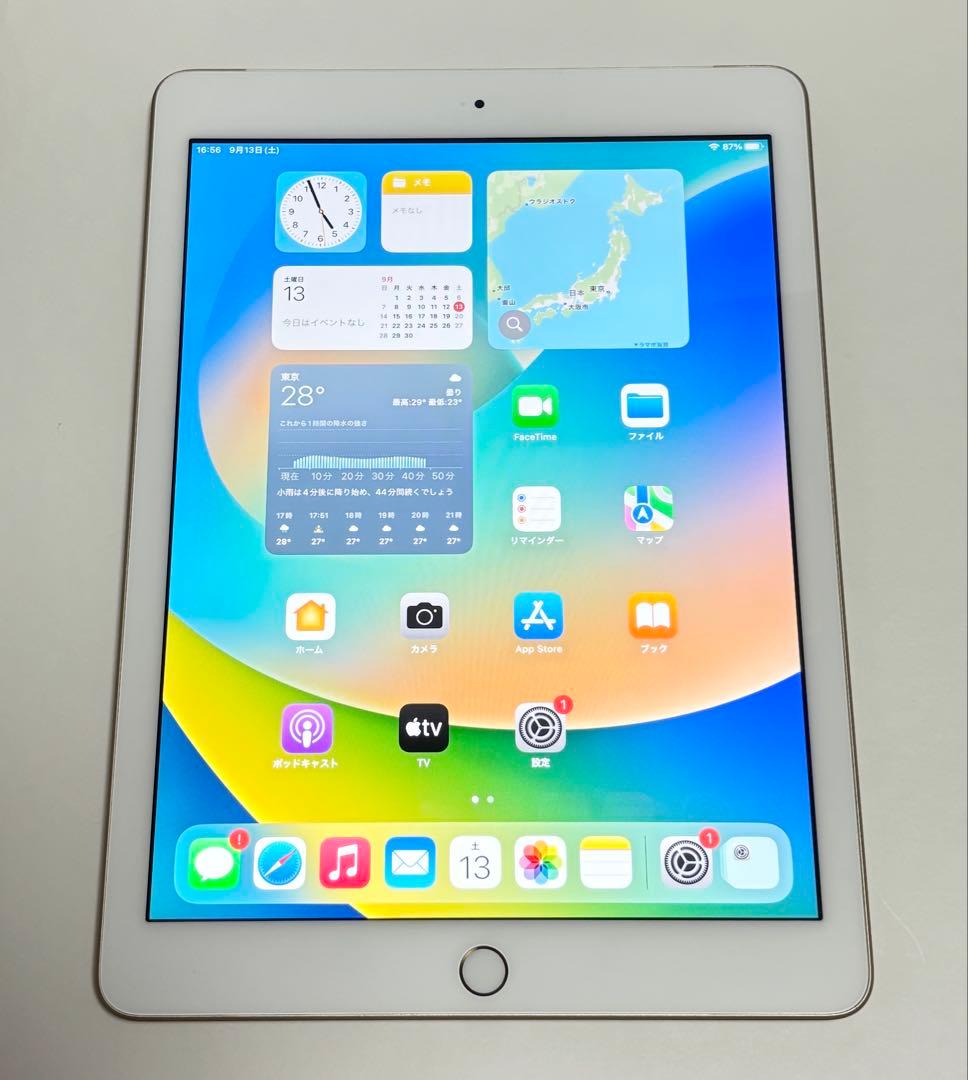M*様 Apple iPad◆第5世代Wi-Fi+Cellular 128GB/