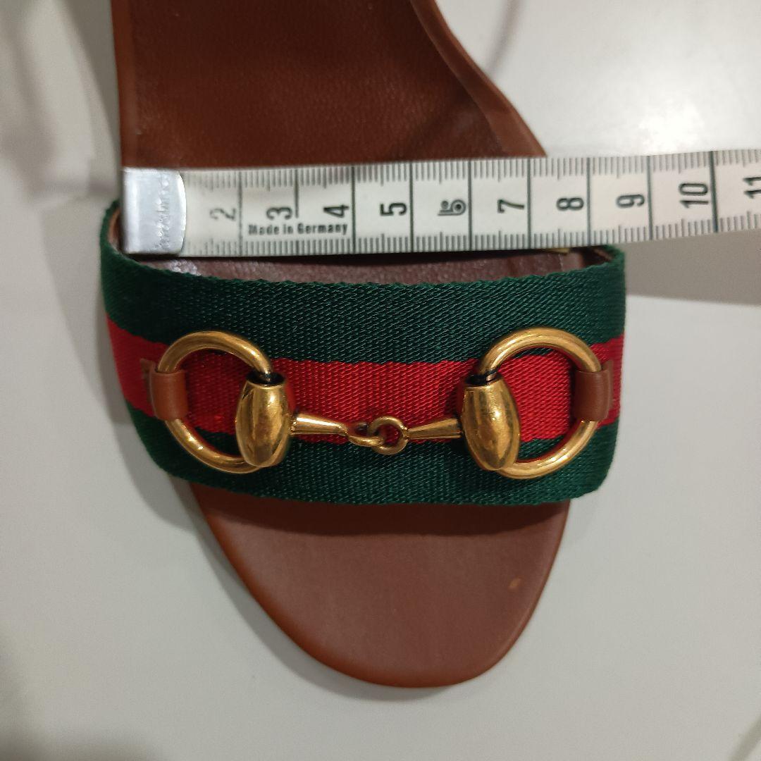 GUCCI グッチ サンダル シェリーライン ホースビット 37.5