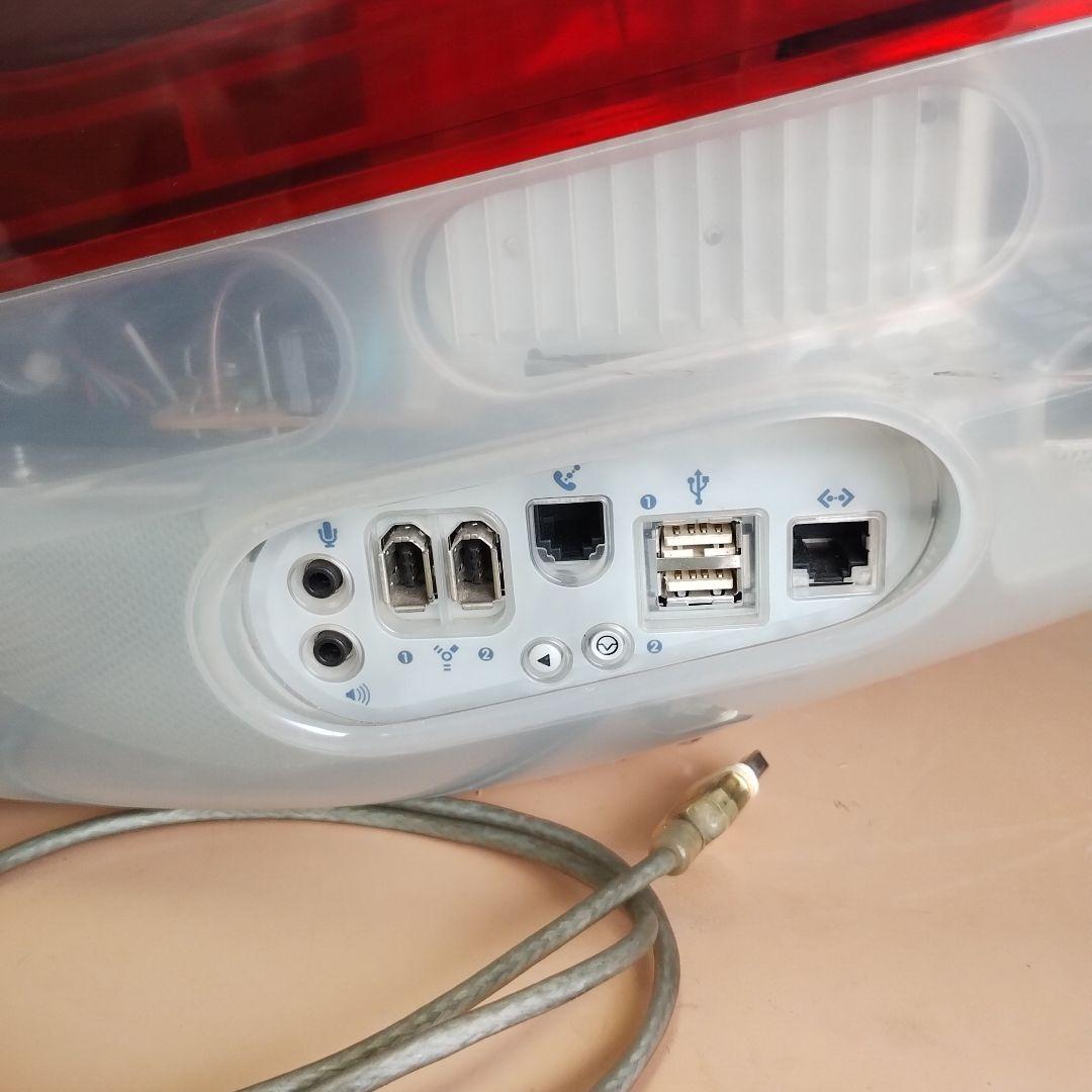 【初期iMac】 iMac DV G3 ルビー スケルトン　通電OK