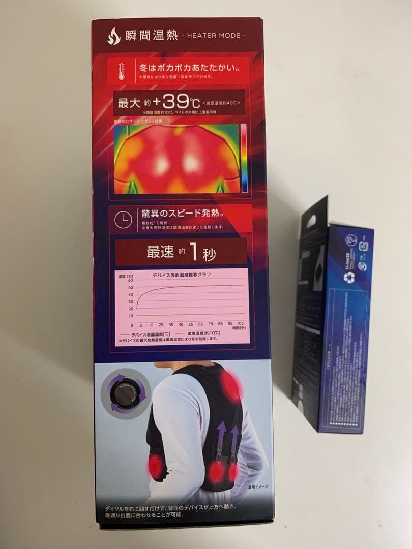 WindCore PROモデル クールベスト 冷暖房機能