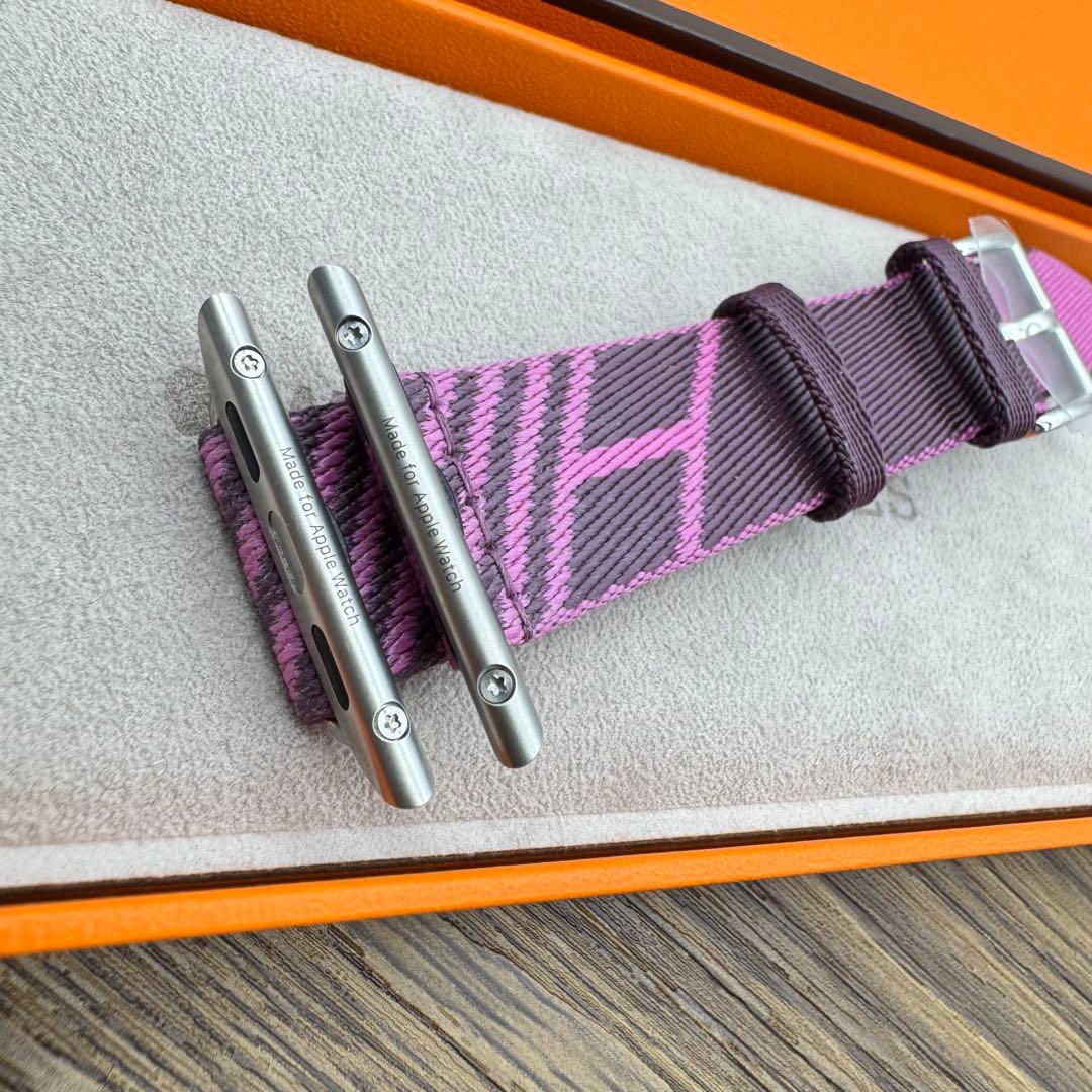 2791 レア　Apple Watch エルメス　ジャンピング　カシスマグノリア