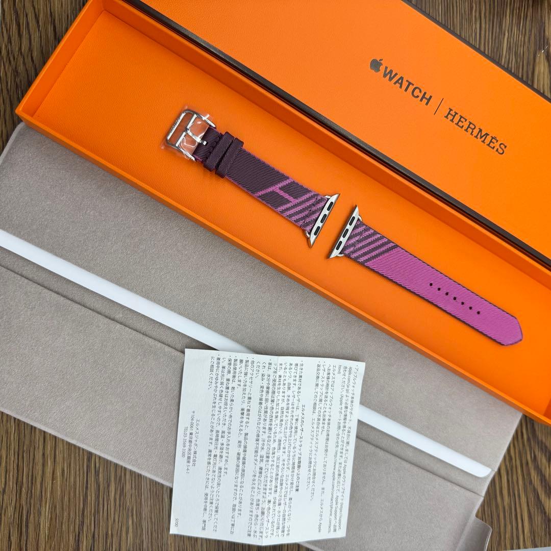 2791 レア　Apple Watch エルメス　ジャンピング　カシスマグノリア