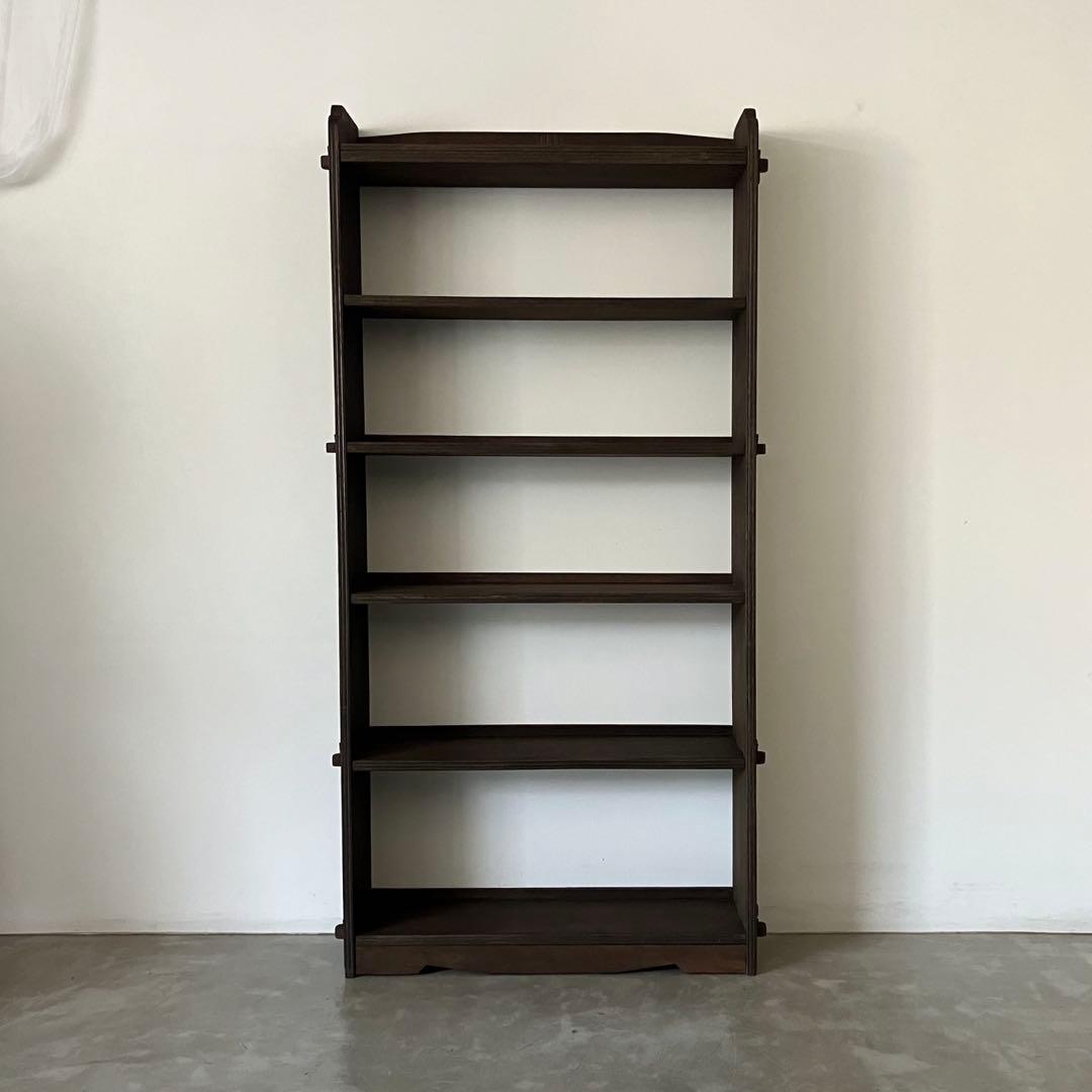 レトロ　アンティーク　ヴィンテージ　古道具　古家具　本棚　食器棚　ブックシェルフ