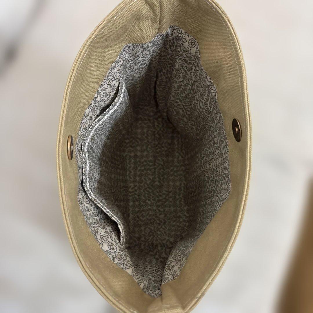 ミナペルホネン　Anemone と８号帆布 ショルダーバック　ハンドメイド