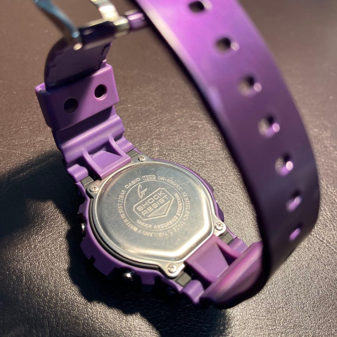 G-SHOCK 腕時計 クレイジーカラーズ パープル DW-6900CC-6JF