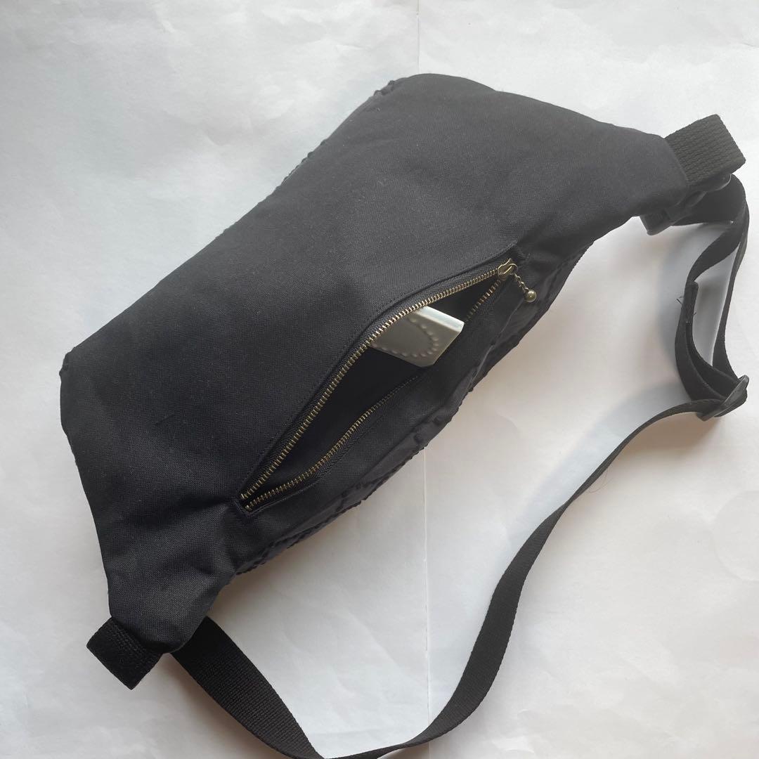 【受注製作】ミナペルホネン タンバリンチャコール　ハンドメイドボディバッグ