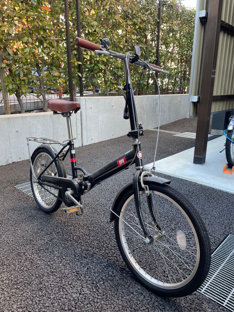 折りたたみ自転車 ブラック 小径タイヤ