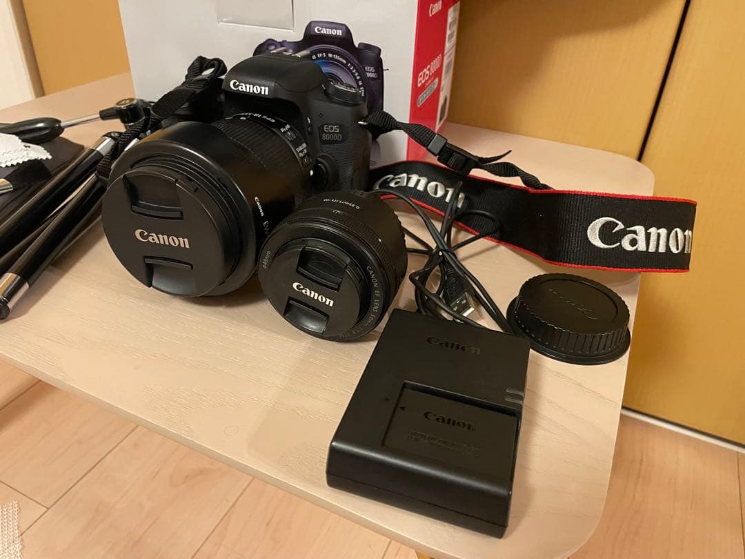 キャノン　一眼レフ　EOS8000D 美品　オプション豊富！　一部訳あり