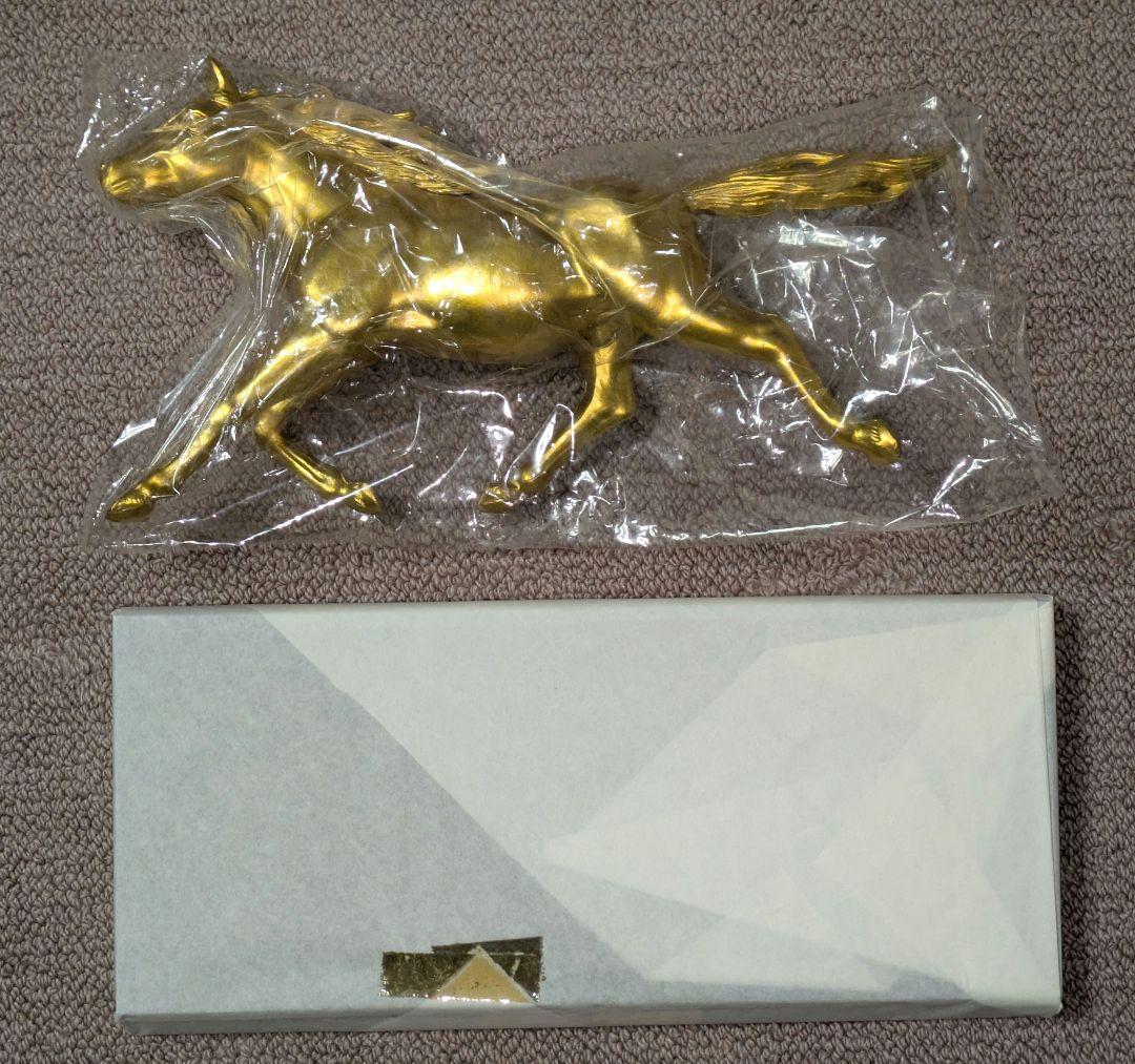 高岡銅器置物　黄金の馬