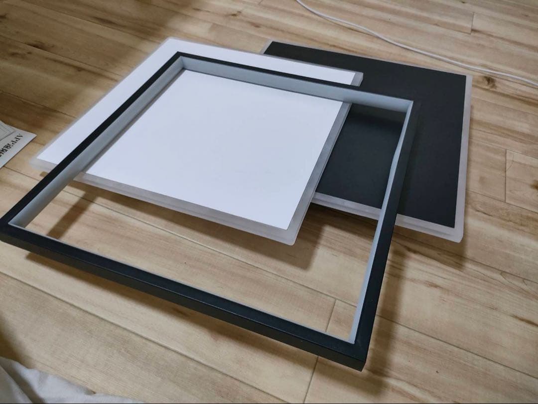 シーリングライト かわいい 四角 照明器具 おしゃれ 天井照明 リモコン付LED