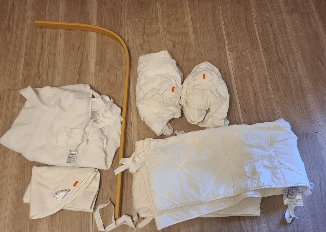 【値下げ】Stokkeストッケ　ベビーベッド(新生児＋キッズ)マットレスも全て！