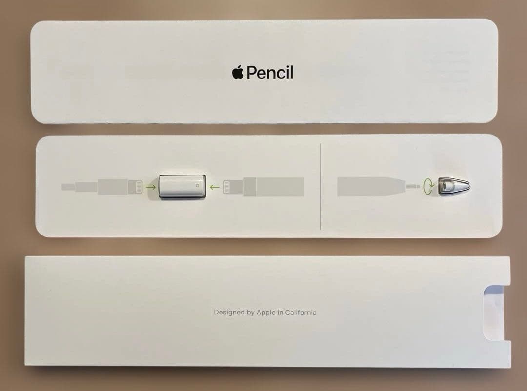 【中古美品)】Apple Pencil 第一世代(Lightning充電)