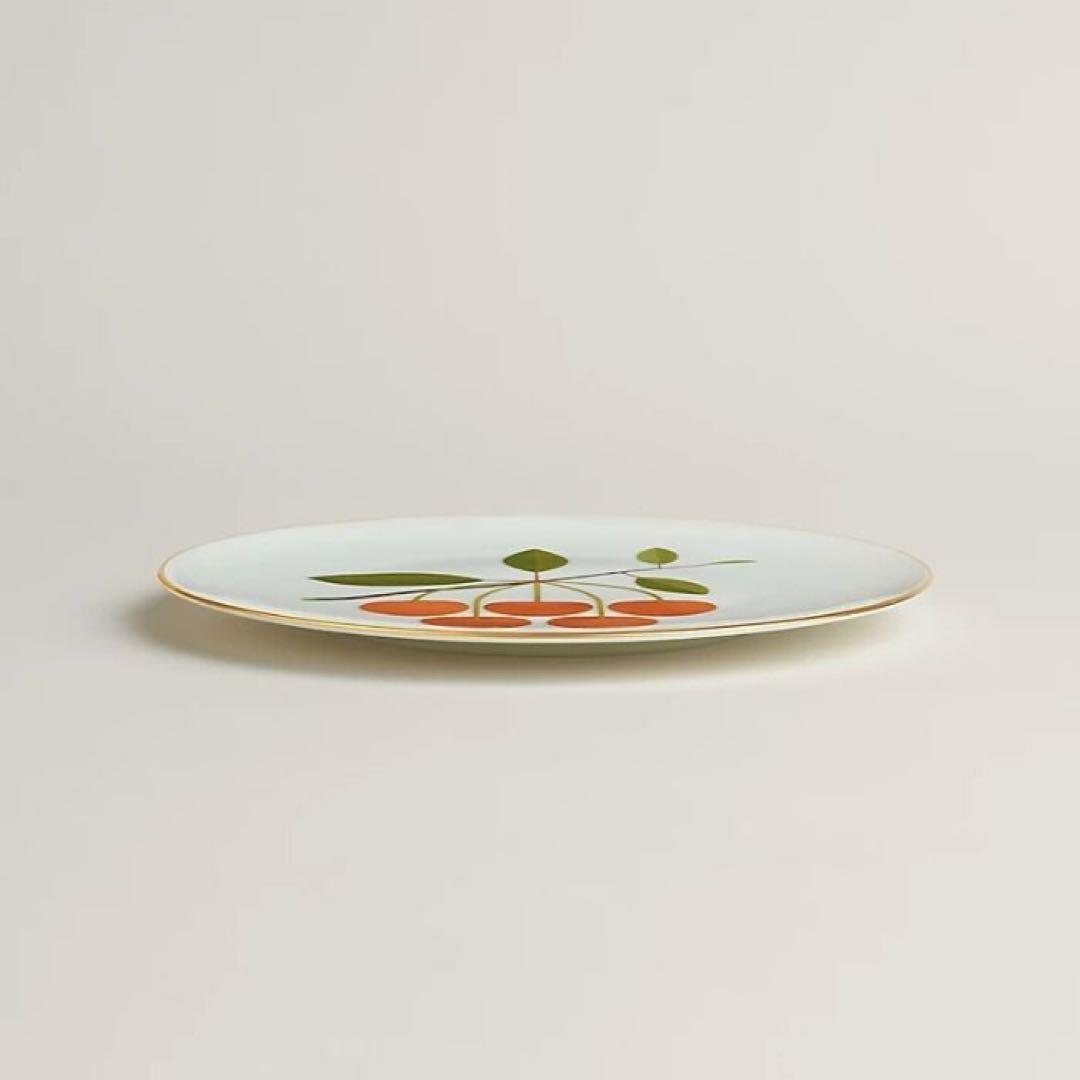 新品未使用品　エルメス デザートプレート 〈カオルミ〉　チェリー