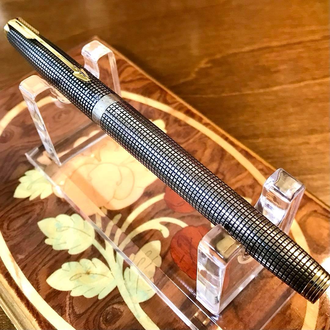 ☆美しいパーカースターリング シルバー18金☆カートリッジ5本➕コンバータ付