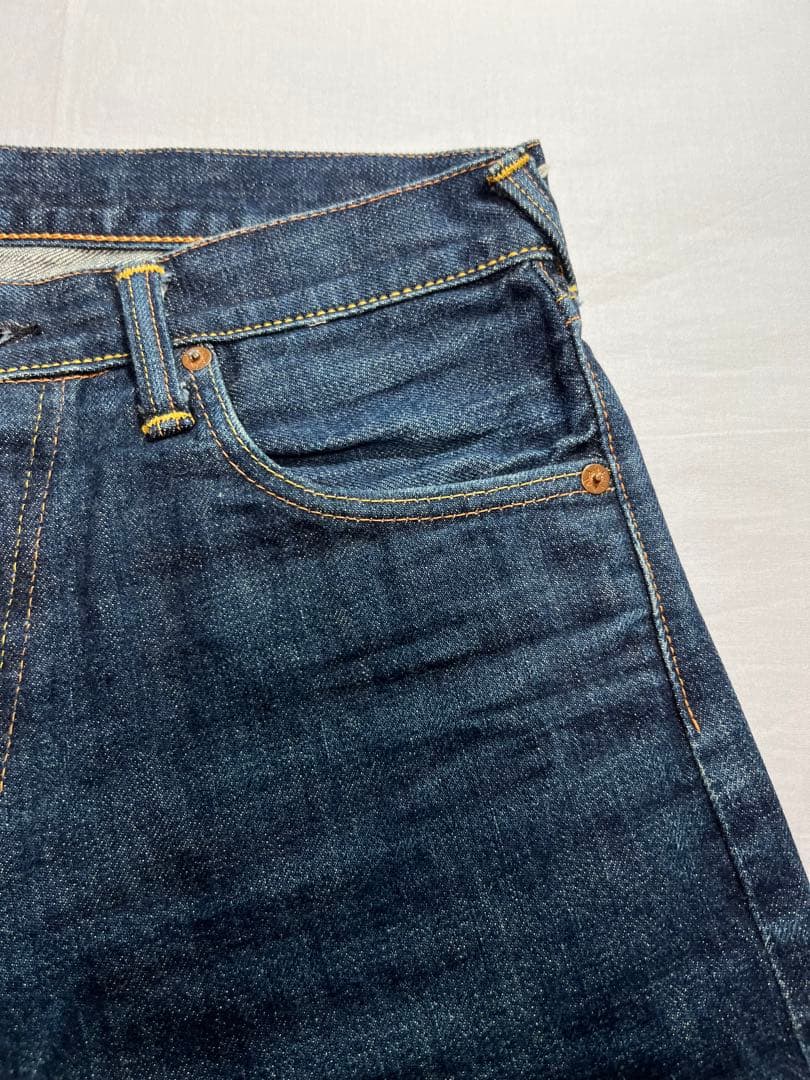 EVISU No.2 2000 31×35 白大黒 ビックカモメ 虎耳 ホワイト