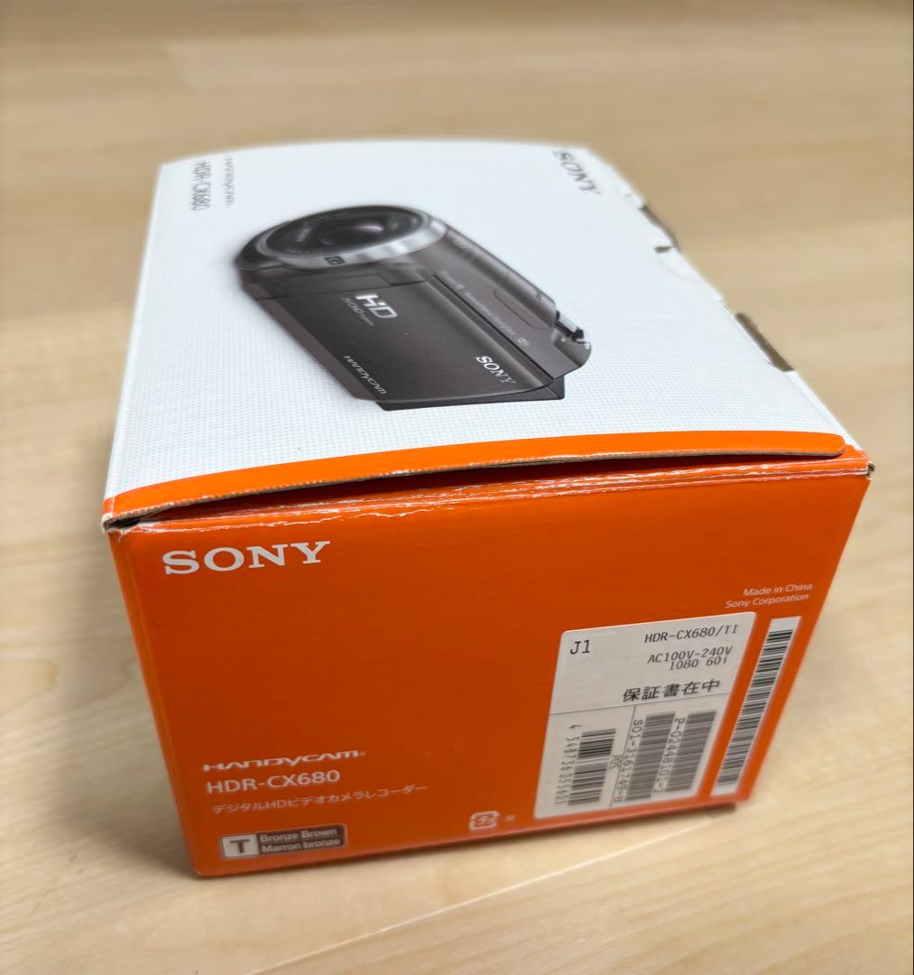 SONY HDR-CX680 ビデオカメラ　バッテリー2つ付き