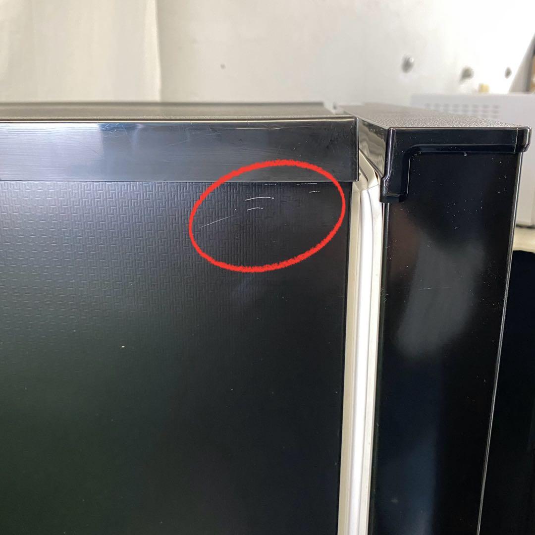 シンプルなブラックがカッコいい！今、品薄ニトリ！2ドア冷凍冷蔵庫140L