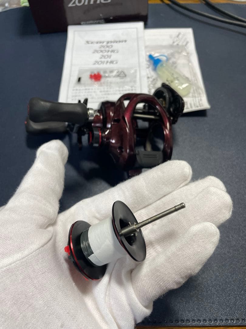 SHIMANO シマノScorpion 201HG ベイトリール　【美品】