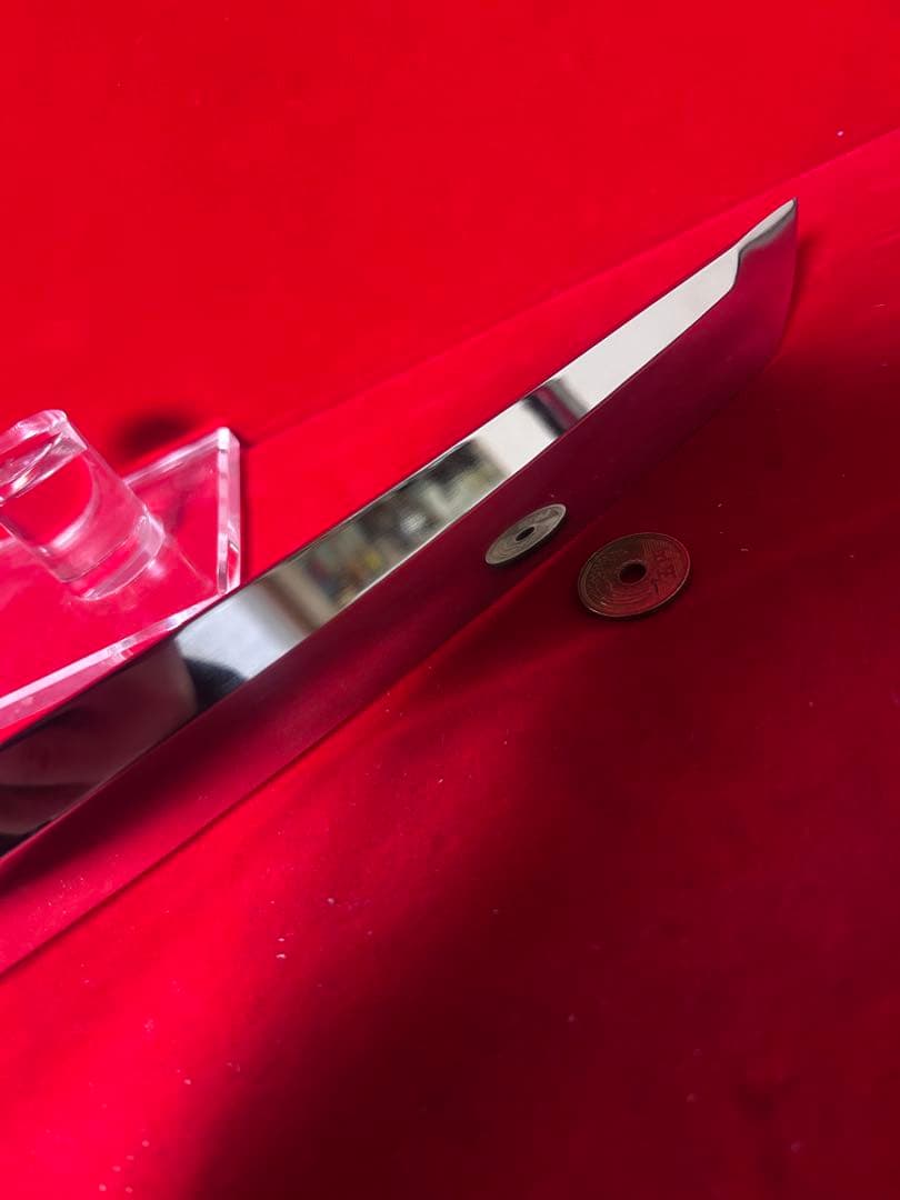 包丁　マグロ包丁　先丸型　尺三　鏡面仕上げ　切味抜群　箱付　未使用品