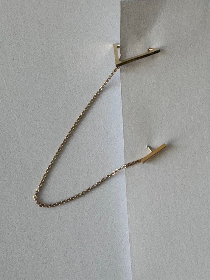 【hirotaka/ヒロタカ】イヤーカフチェーンピアス( 片耳用)