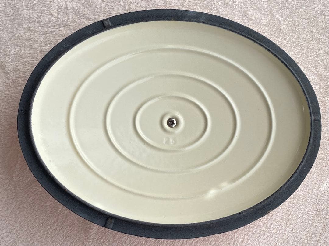 シャスール ココットオーバル　25cm ピンク色