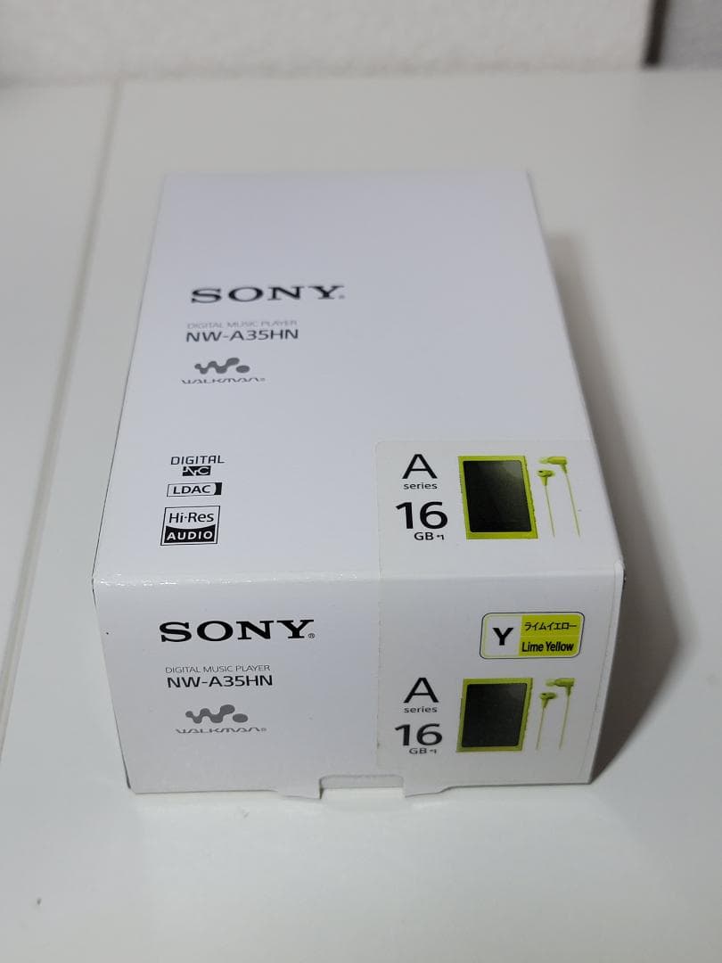 【週末セール】SONY WALKMAN NW-A35HN16GB ライムイエロー