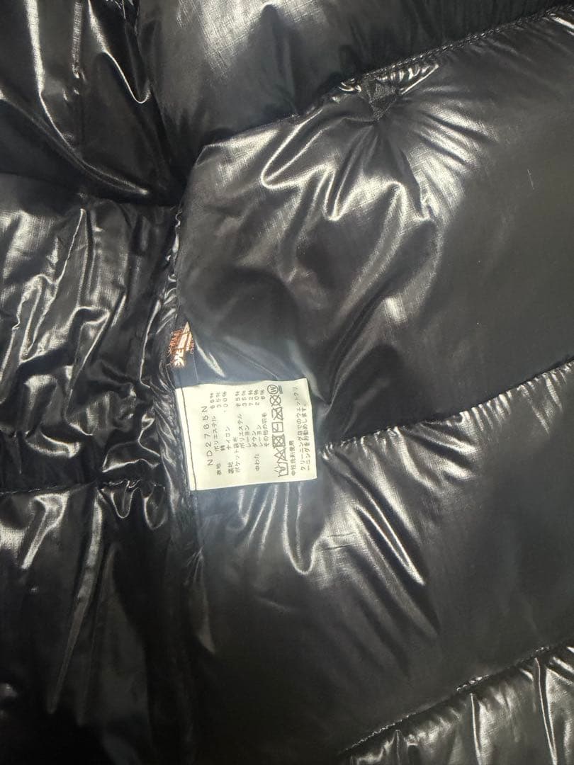 ノースフェイス　パープルレーベル　ブラックダウンジャケット　ダウンシャツ