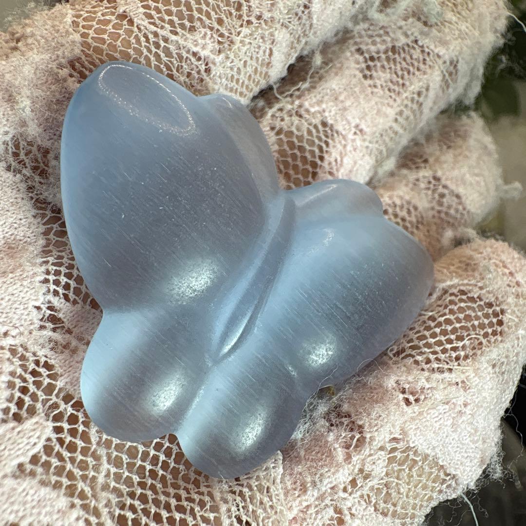 パープルセレナイト蝶々♡♡No.2195