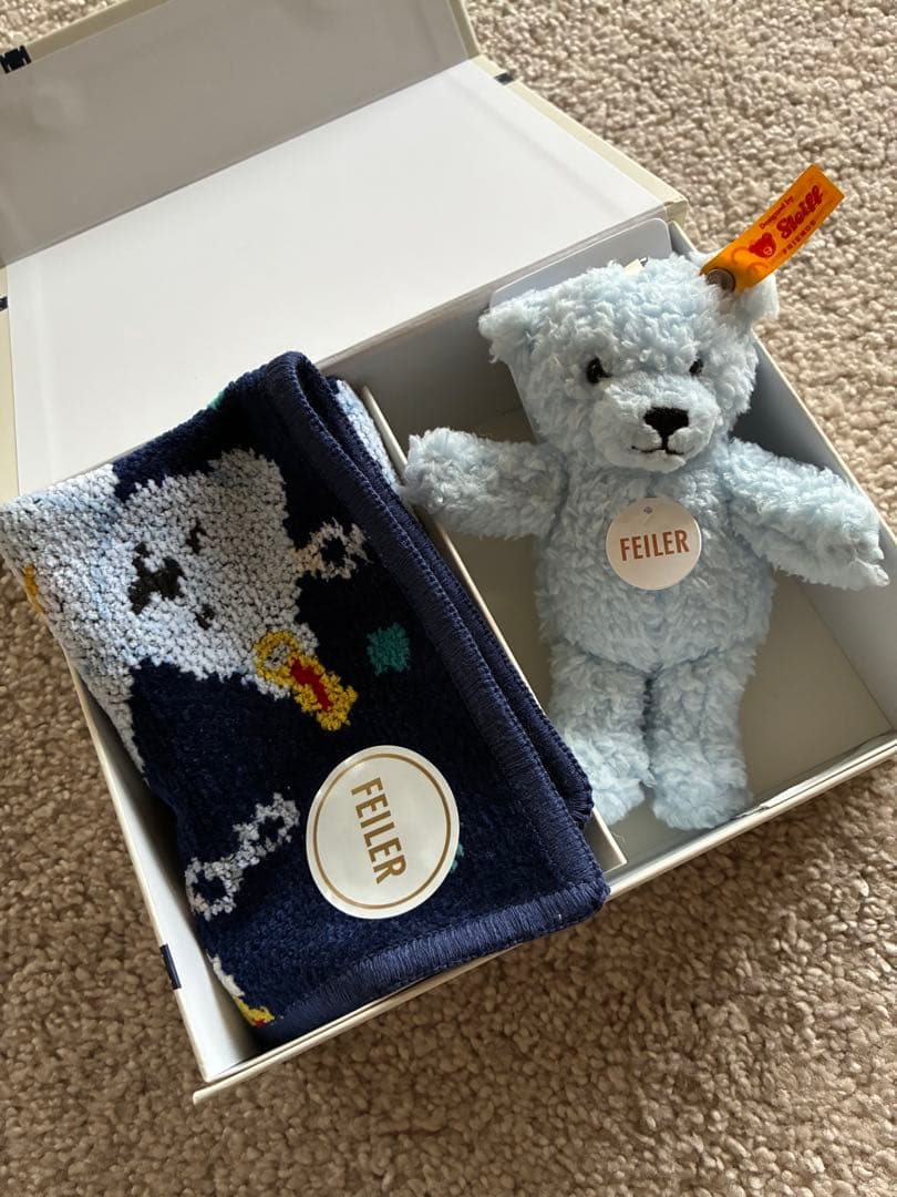 新品未使用　シュタイフ フェイラー テディベア キーホルダーセット