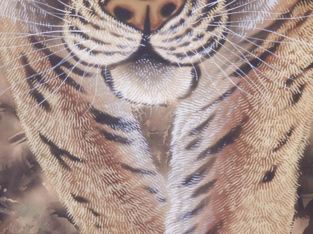 ❤️猛虎の図★内田宗元作★供箱付き★掛軸★肉筆